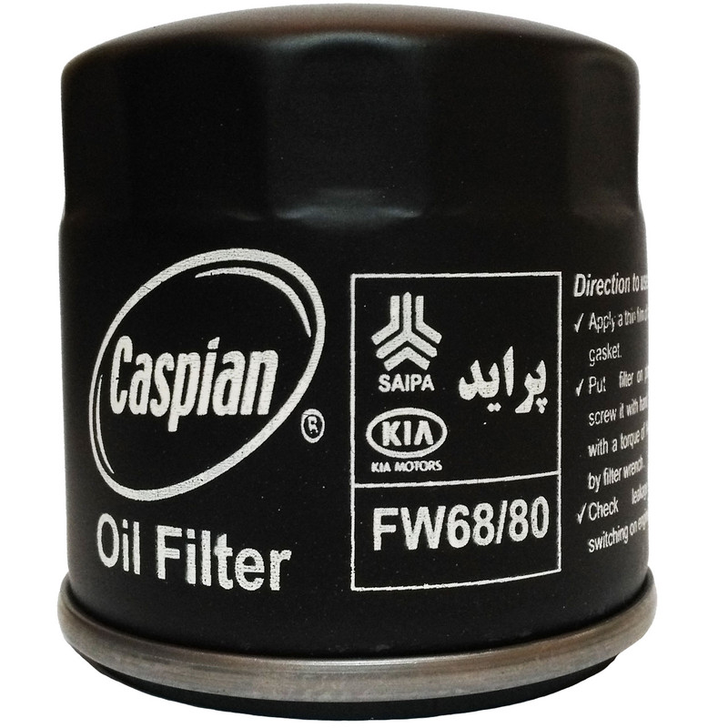 فیلتر روغن خودروی کاسپین مدل FW68/80 مناسب برای پراید وانت 151