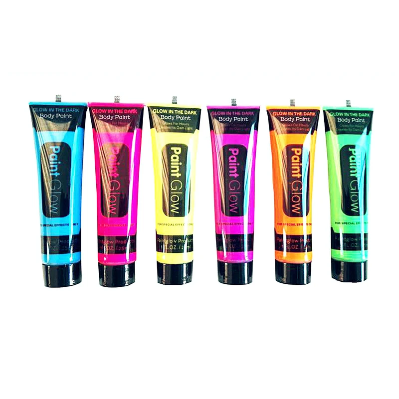 رنگ پینت گلو مدل بلک لایت بسته 6 عددی