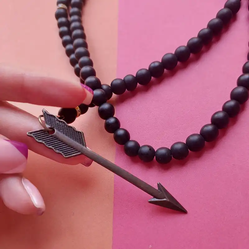 گردنبند مردانه مدل پیکان کد NC016