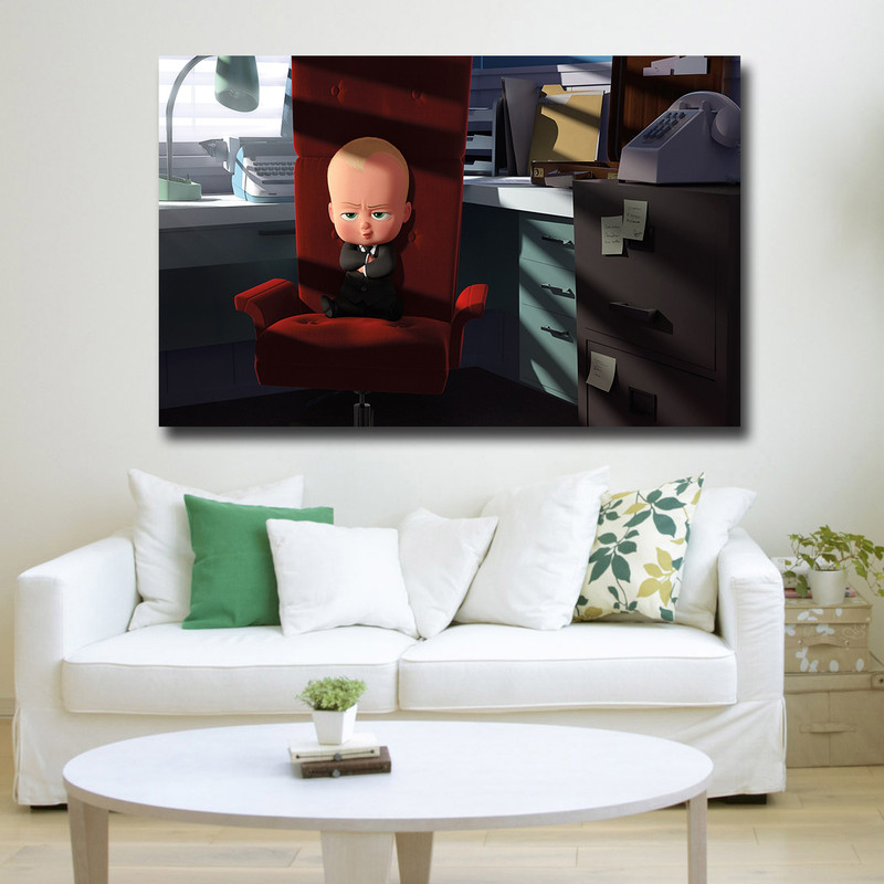 تابلو کودک و نوزاد مدل بچه رئیس کد 11