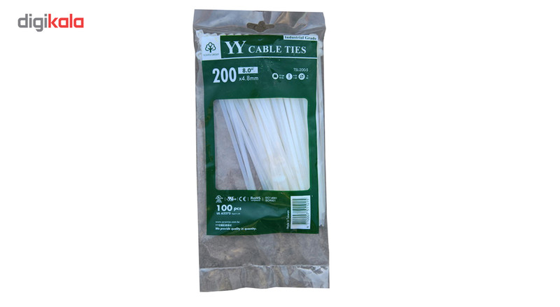 بست کمربندی وای وای تایوان مدل TSL-200-S سایز 4.8×200 میلیمتر