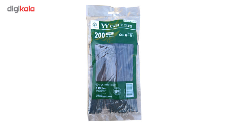 بست کمربندی وای وای تایوان مدل TSL-200-S سایز 4.8×200 میلیمتر