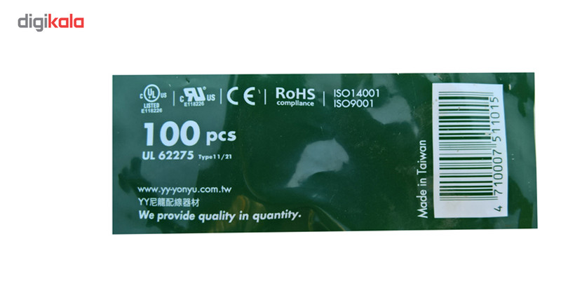 بست کمربندی وای وای تایوان مدل TSL-200-S سایز 4.8×200 میلیمتر