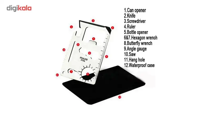 مجموعه ابزار چندکاره کارتی مدل STE