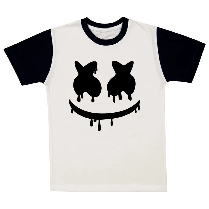 تی شرت آستین کوتاه پسرانه مدل مارشملو A01