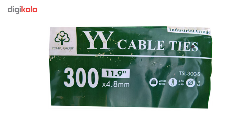 بست کمربندی وای وای مدل TSL-300-S سایز 4.8×300 میلیمتر