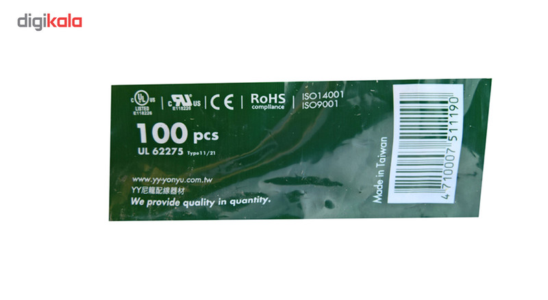 بست کمربندی وای وای مدل TSL-300-S سایز 4.8×300 میلیمتر