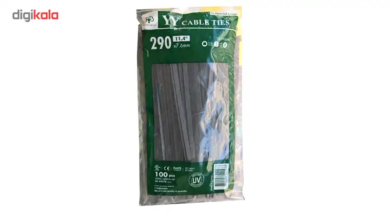 بست کمربندی وای وای مدل TSL-290-LHD سایز 7.6×290 میلیمتر