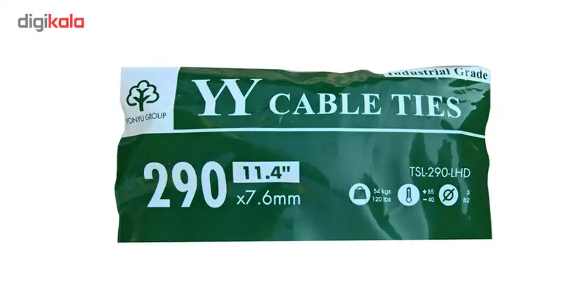 بست کمربندی وای وای مدل TSL-290-LHD سایز 7.6×290 میلیمتر