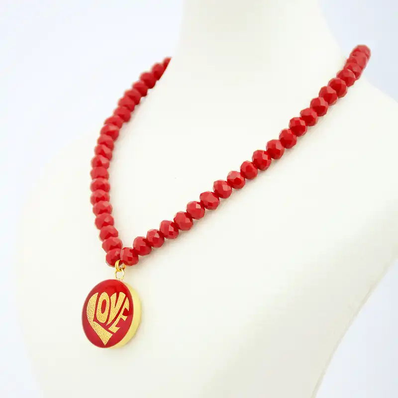 گردنبند زنانه آلتین هنر مدل لاو