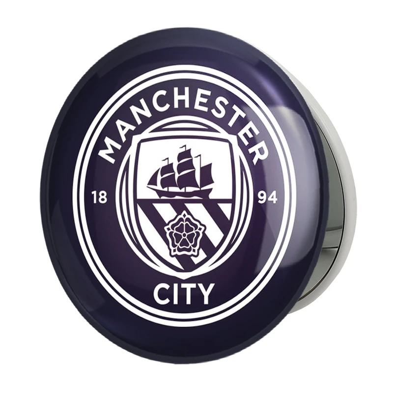 آینه جیبی خندالو طرح باشگاه منچستر سیتی مدل تاشو کد 26804 