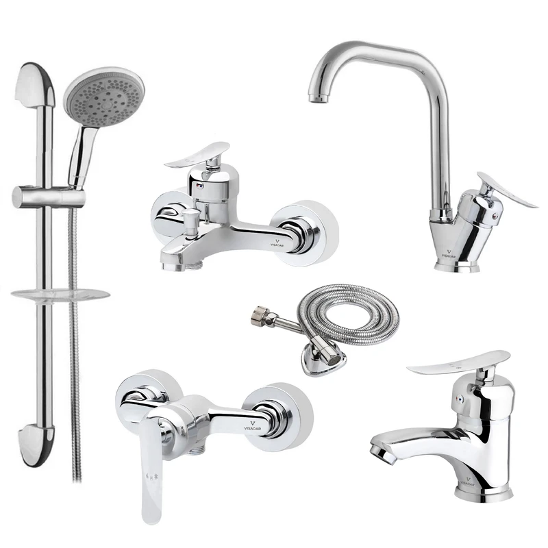 ست شیرآلات ویسادار مدل هرمس مجموعه 6 عددی