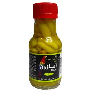 ترشی تند فلفل سبز در سرکه آمازون - 177 میلی لیتر