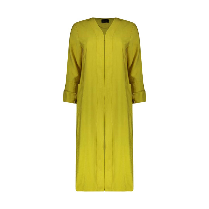 مانتو زنانه مدل 437 رنگ لیمویی