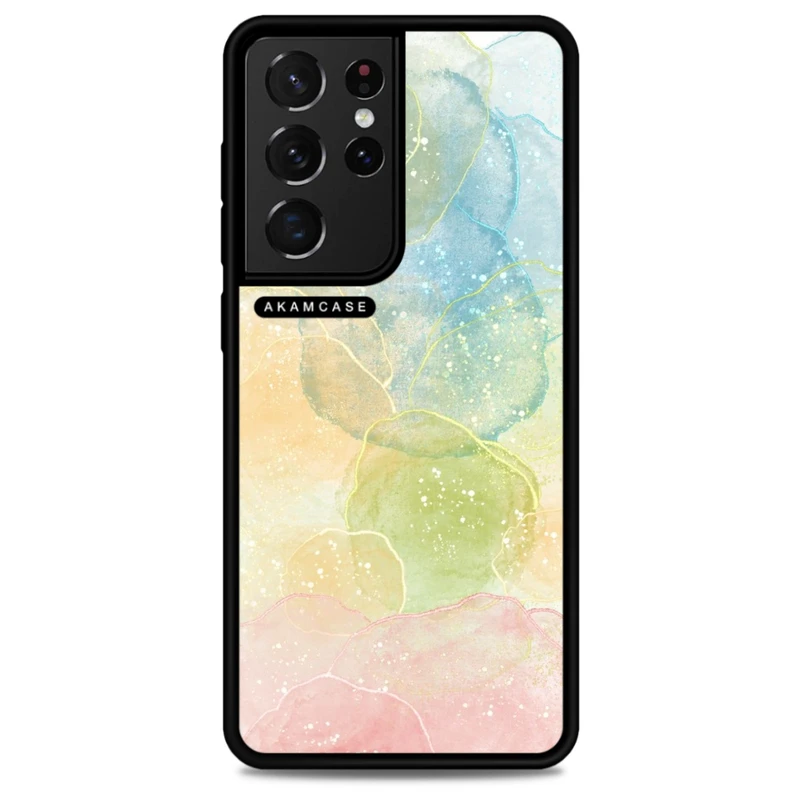 کاور آکام مدل AMC-WSGS21U-WATER COLOR-18 مناسب برای گوشی موبایل سامسونگ Galaxy S21 Ultra