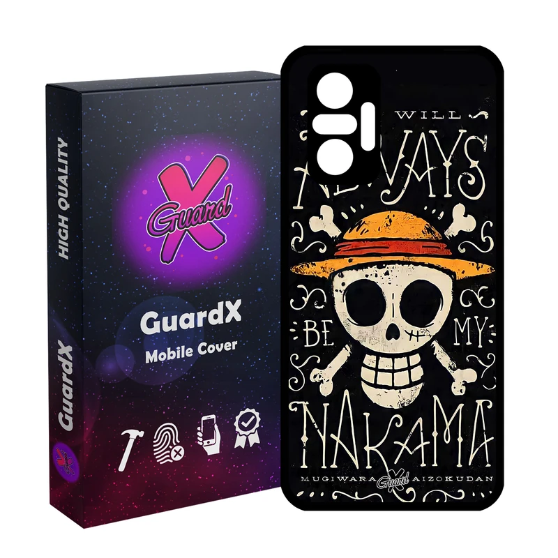 کاور گارد ایکس طرح لوفی انیمه مدل Glass10565 مناسب برای گوشی موبایل شیائومی Redmi Note 10 Pro/Note 10 Pro Max