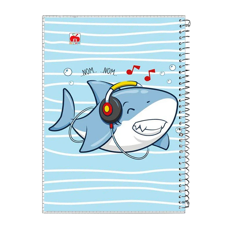 دفتر مشق 60 برگ آلما مدل پسرانه طرح music کد 7687