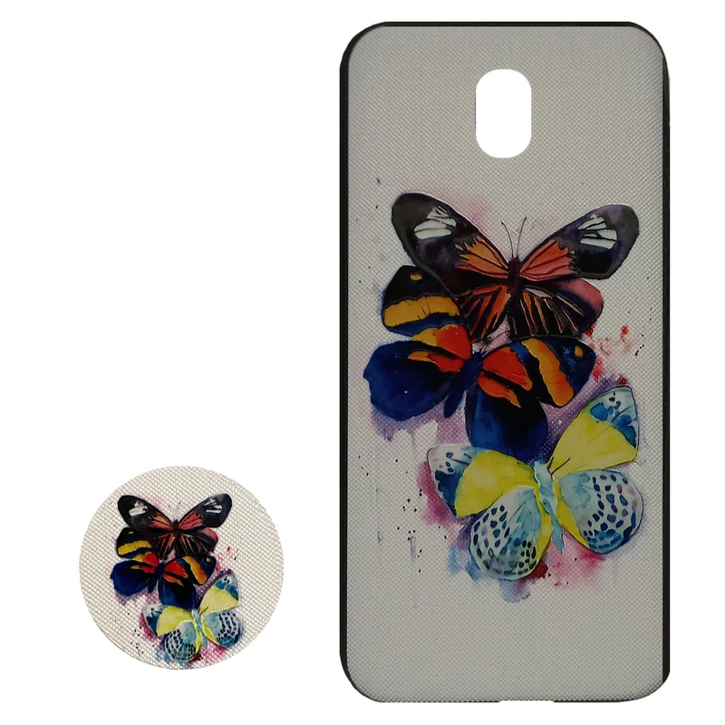 کاور مدل MRM4-228 مناسب برای گوشی موبایل سامسونگ Galaxy J5 Pro به همراه پاپ سوکت 