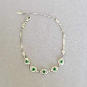 دستبند نقره زنانه مدل Gh92