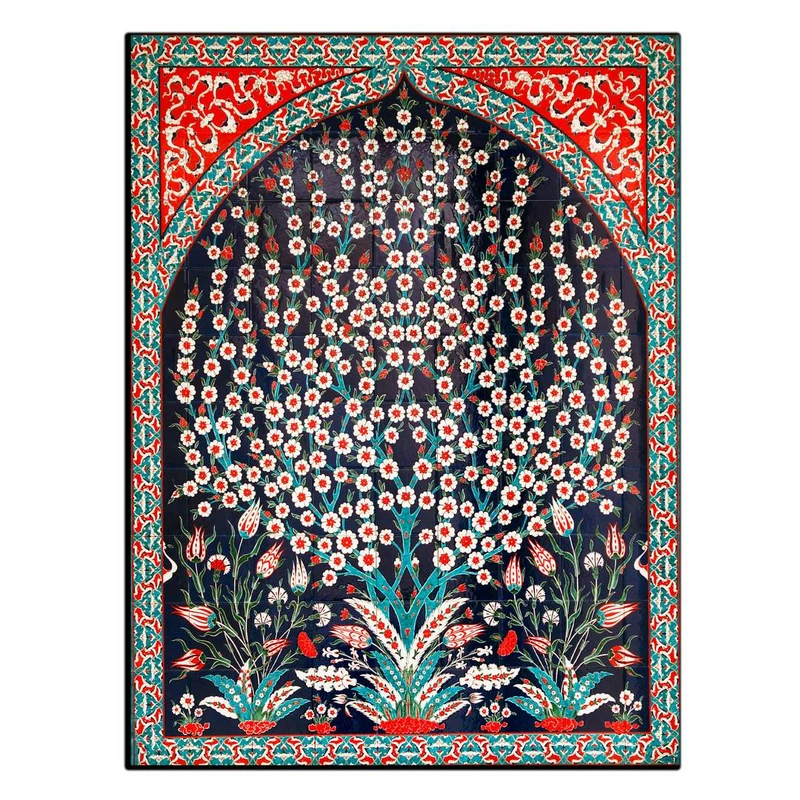 تابلو شاسی بکلیت طرح دیوارنگاره ی سنتی ایرانی مدل SH-11209