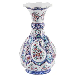 گلدان مسی میناکاری اثر امینی نژاد کد 306065