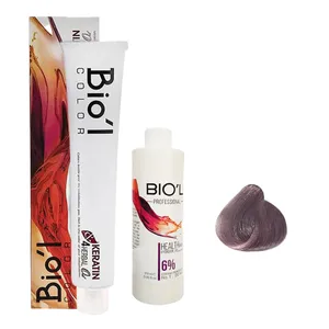 کیت رنگ مو بیول سری LENTIL شماره 9.21 حجم 100 میلی لیتر رنگ بلوند مرواریدی خیلی روشن