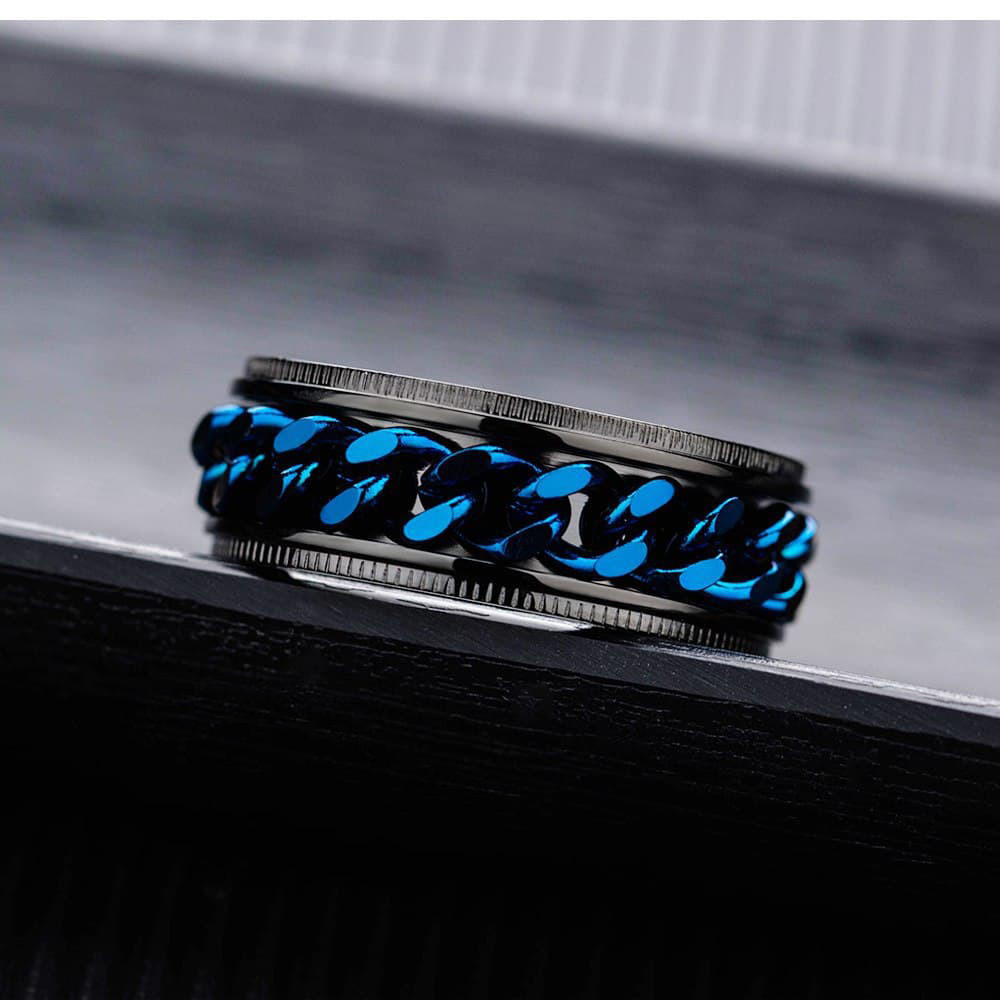 انگشتر مردانه گالری شمرون مدل RNG450B0 انگشتر مردانه گالری شمرون مدل RNG450B0