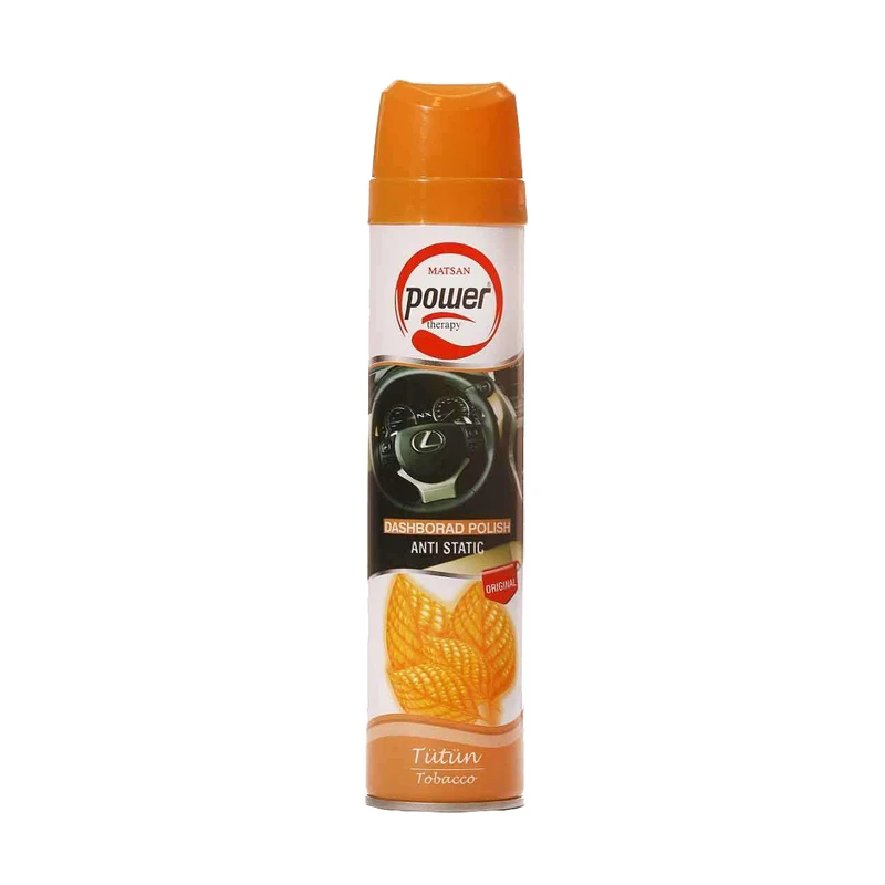 اسپری پولیش داشبورد پاور مدل tabacco حجم 300 میلی لیتر
