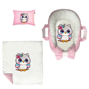 سرویس خواب 3 تکه نوزاد مدل جغد کد DKBP100-set