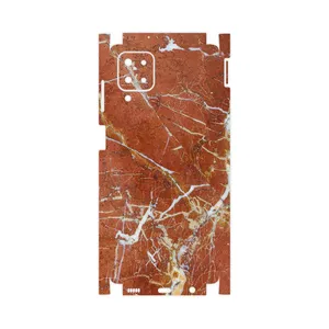 MAHOOT Red Marble-FullSkin Cover Sticker for Samsung Galaxy F12