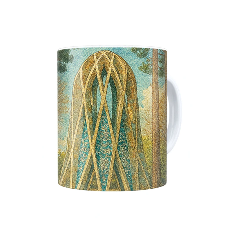 ماگ ترمه طراحان ایده مدل آرامگاه خیام نیشابور کد map0815