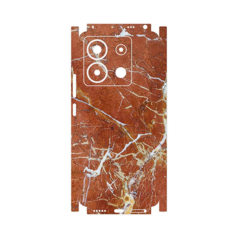 برچسب پوششی ماهوت مدل Red Marble-FullSkin مناسب برای گوشی موبایل شیائومی Redmi Note 13 Pro 5G