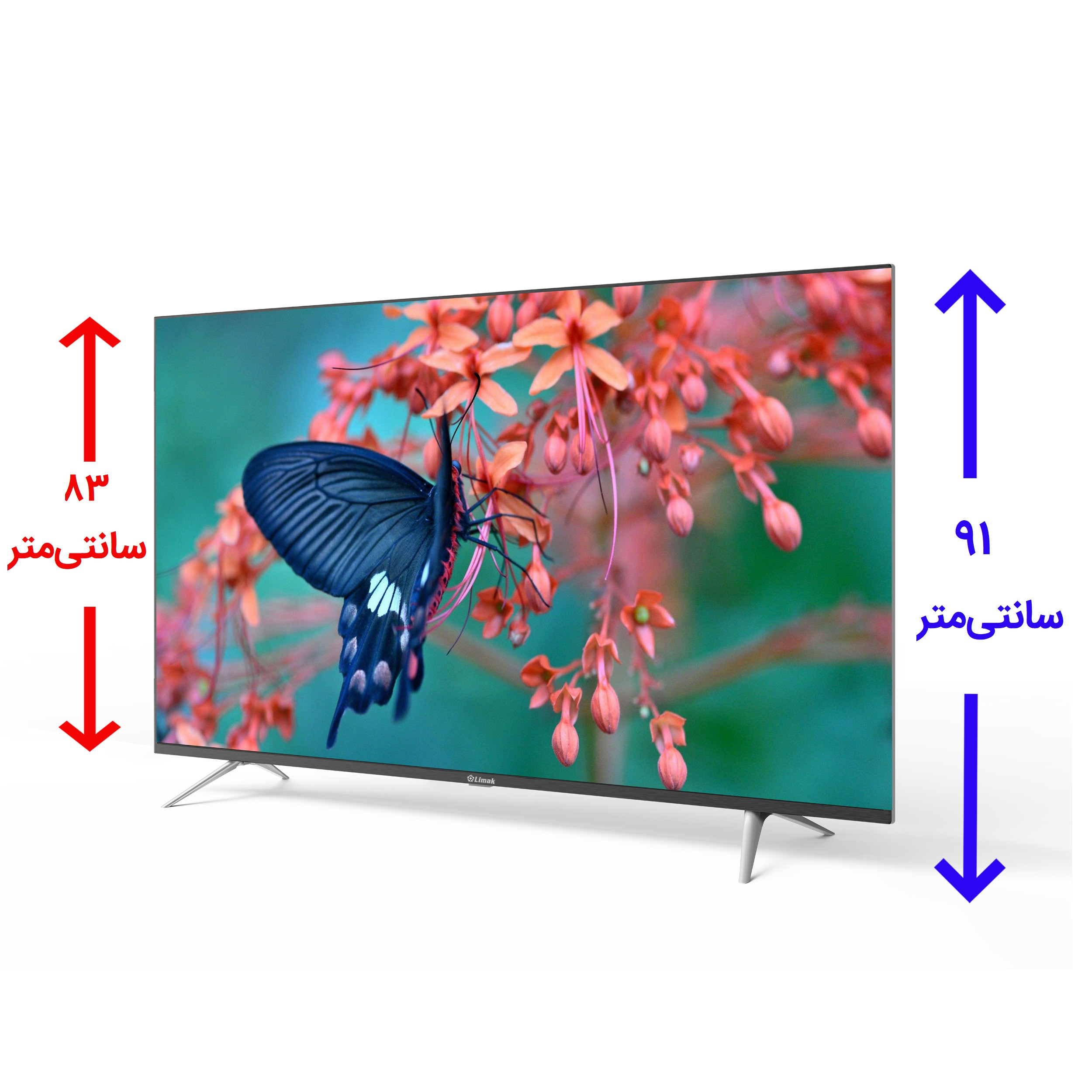 تلویزیون ال ای دی هوشمند لیماک جنرال اینترنشنال مدل LGI-6500UDS سایز 65 اینچ