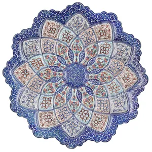 بشقاب مسی میناکاری اثر امینی نژاد کد 306036