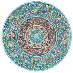 بشقاب مسی میناکاری اثر امینی نژاد کد 306037