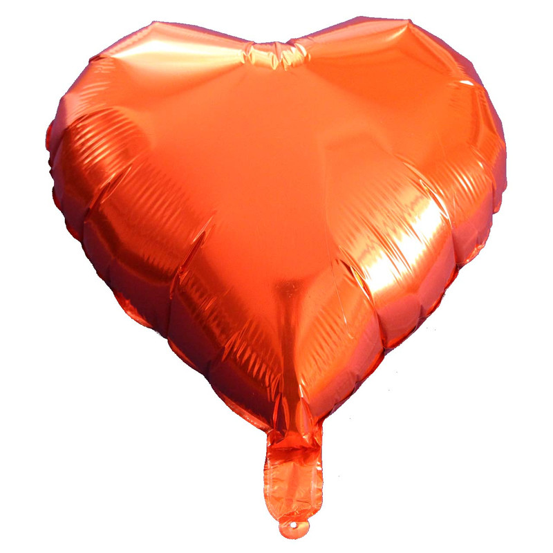 بادکنک فویلی مدل Heart بسته 10عددی سایز 150