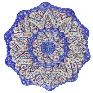 بشقاب مسی میناکاری اثر امینی نژاد کد 306066
