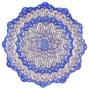 بشقاب مسی میناکاری اثر امینی نژاد کد 306055