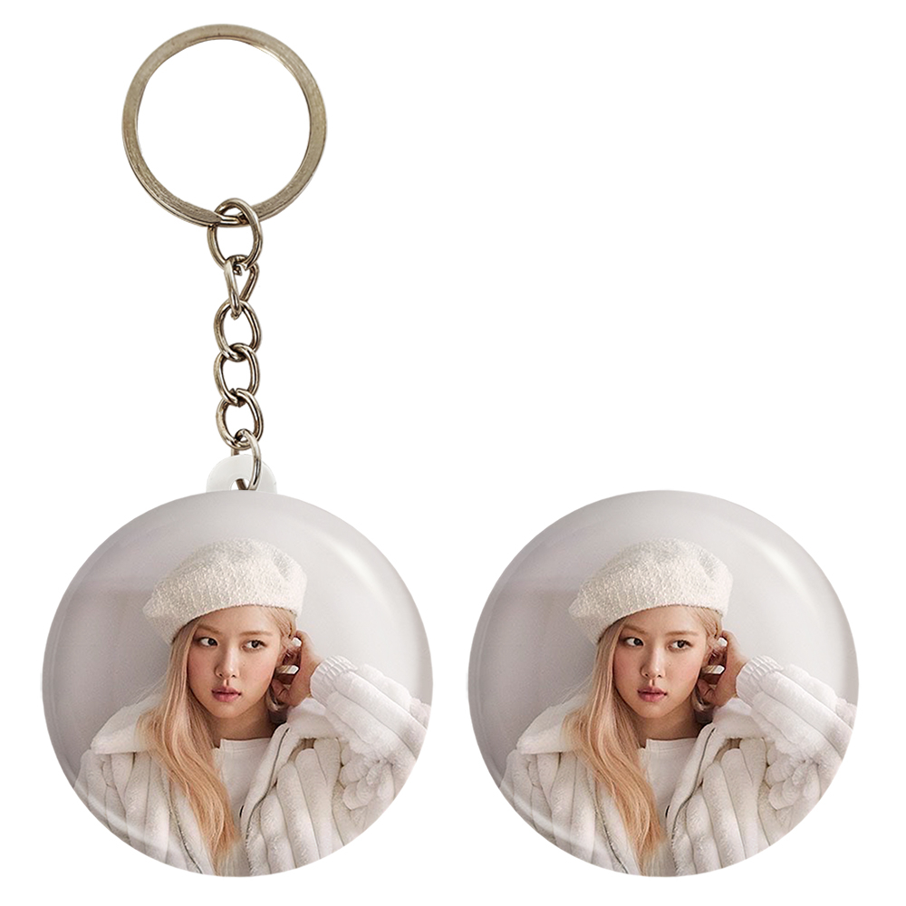 پیکسل خندالو مدل رزی بلک پینک کد 14423 به همراه جاکلیدی