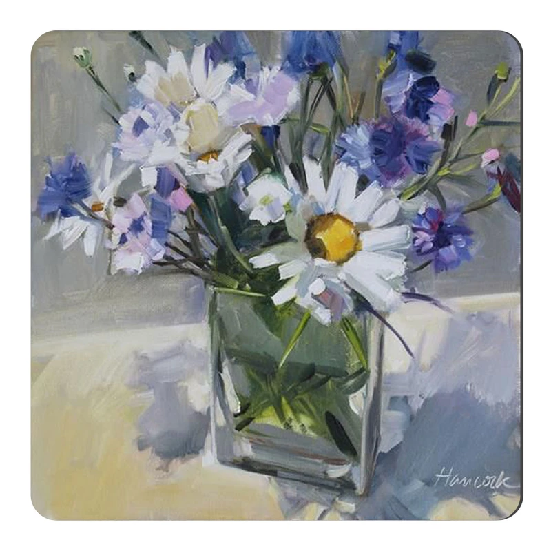 مگنت طرح نقاشی گل و گلدان کد wmg2558