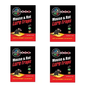 چسب موش آدینه مدل کتابی وزن 80 گرم بسته 4 عددی