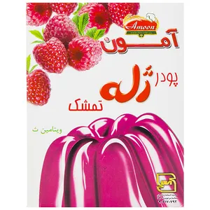پودر ژله تمشک آمون مقدار 100 گرم