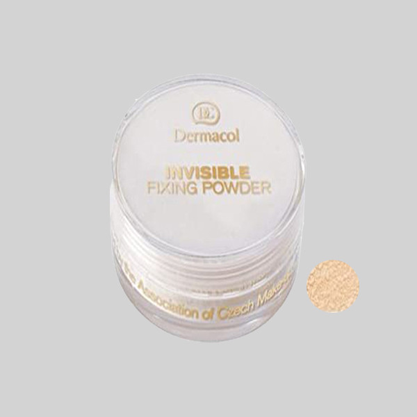پودر تثبیت کننده آرایش درماکول مدل Invisible