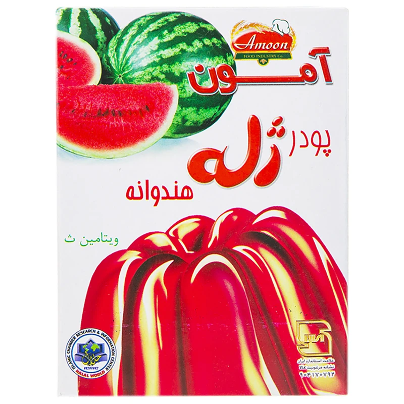 پودر ژله هندوانه آمون مقدار 100 گرم