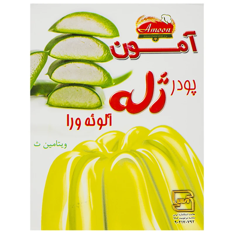 پودر ژله آلوئه ورا آمون مقدار 100 گرم