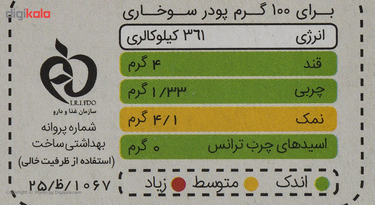 پودر سوخاری مارتین مقدار 200 گرم