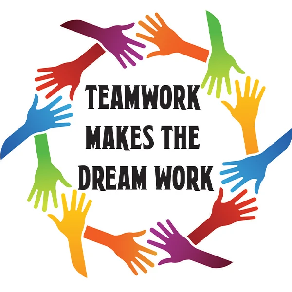 استیکر پارچه و لباس پاد آفرین طرح کار گروهی کد 2383