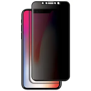 Privacy Full GlueTempered Glass Screen Protector For Apple iPhone X