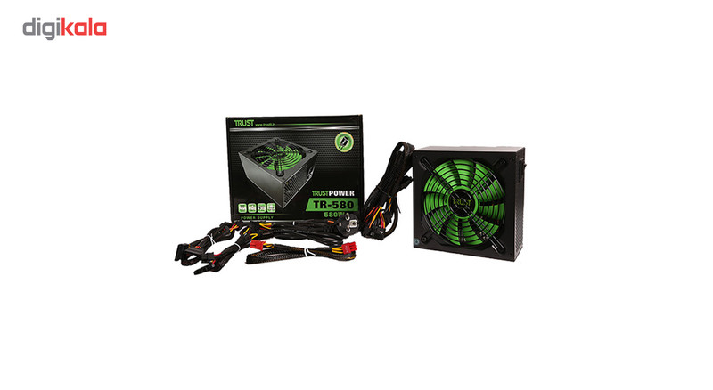 منبع تغذیه کامپیوتر تراست مدل TR580W