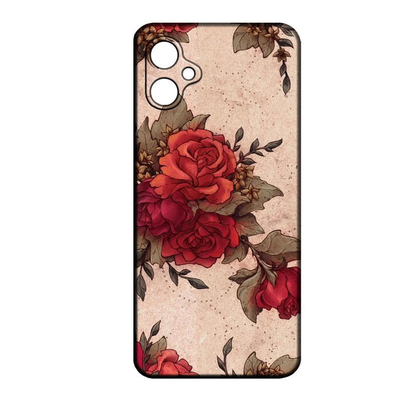 کاور طرح گل کد 091 مناسب برای گوشی موبایل سامسونگ Galaxy A06  